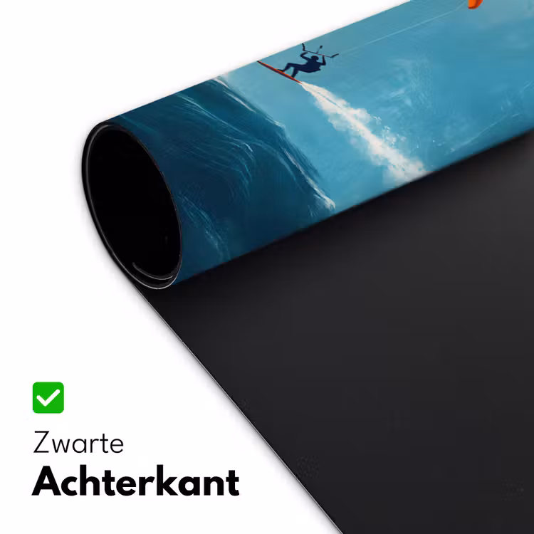 Bureau onderlegger - Kitesurfer - Oranje - Zee - Lucht — 4