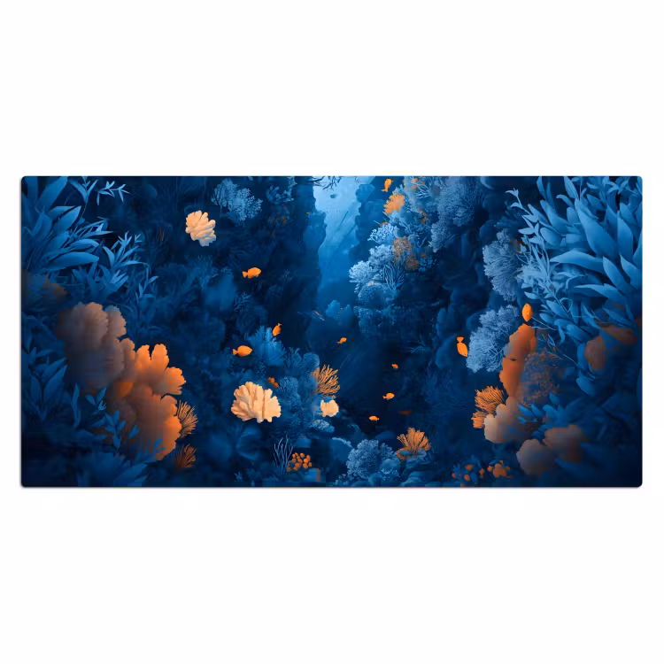 Bureau onderlegger - Koraalrif - Vissen - Oceaan - Blauw — 1