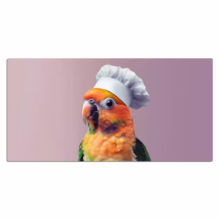 Bureau onderlegger - Papegaai - Koksmuts - Nieuwsgierig - Vogel — 1