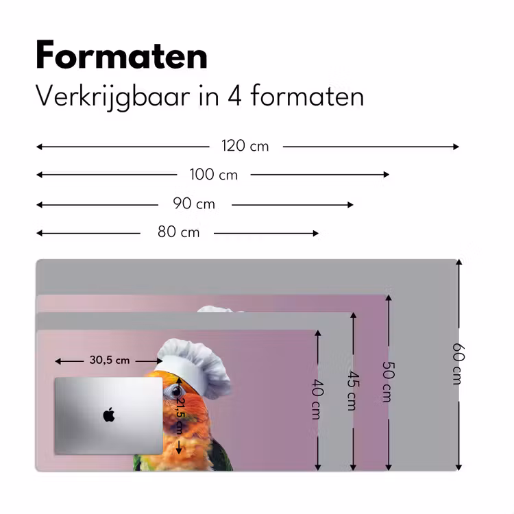 Bureau onderlegger - Papegaai - Koksmuts - Nieuwsgierig - Vogel — 7