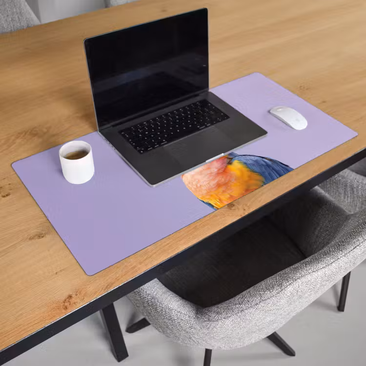 Bureau onderlegger - Papegaai - Koksmuts - Paars - Cute — 2
