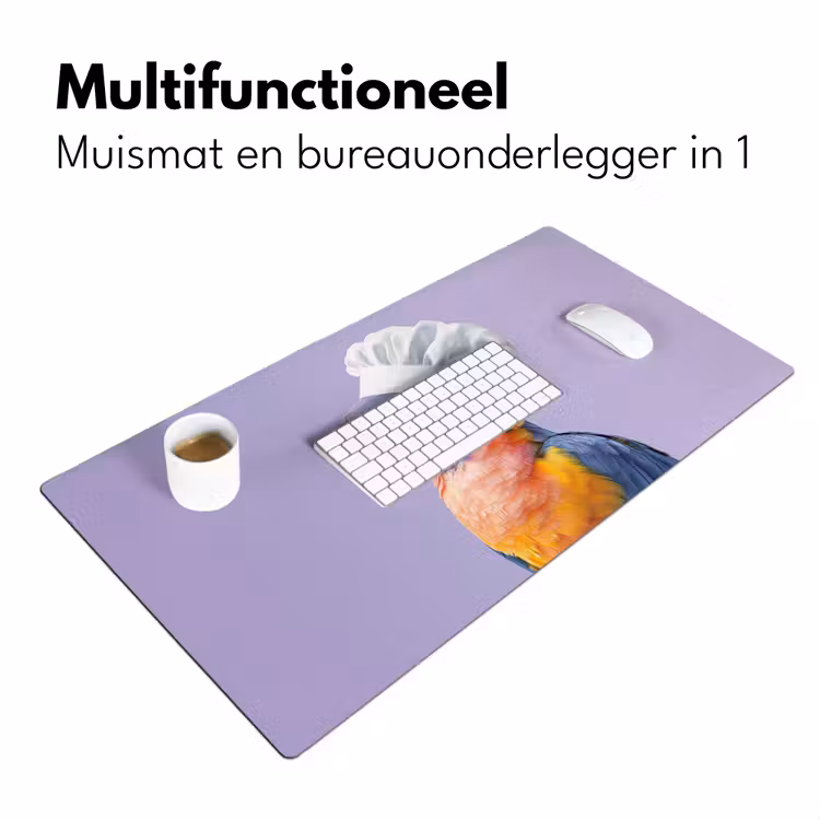 Bureau onderlegger - Papegaai - Koksmuts - Paars - Cute — 6