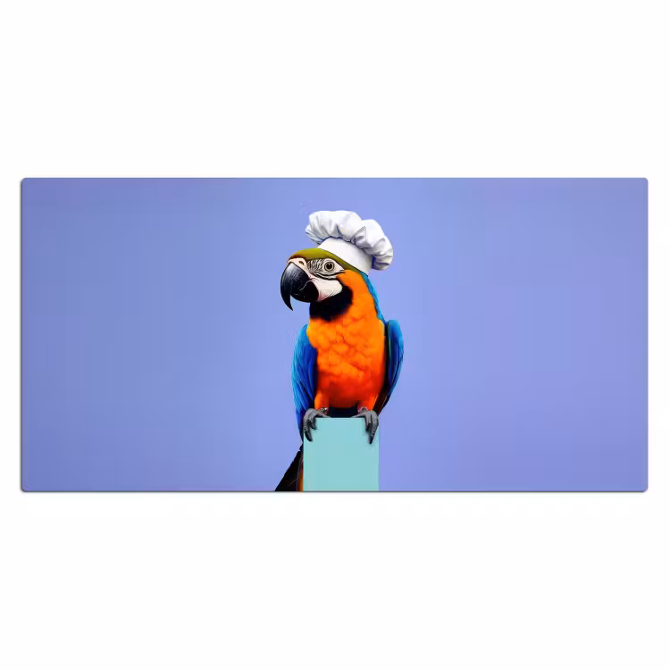 Bureau onderlegger - Papegaai - Koksmuts - Vogel - Leuk — 1