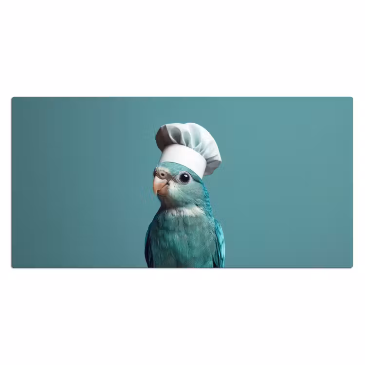 Bureau onderlegger - Parkiet - Vogel - Koksmuts - Cute — 1