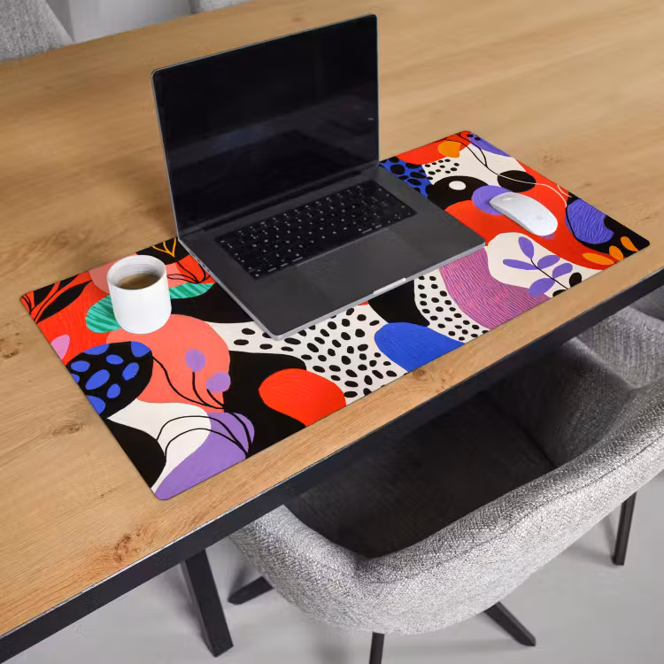 Bureau onderlegger - Abstract - Vormen - Kleuren - Stippen — 2