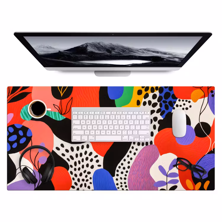 Bureau onderlegger - Abstract - Vormen - Kleuren - Stippen — 3