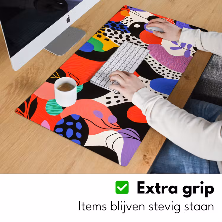 Bureau onderlegger - Abstract - Vormen - Kleuren - Stippen — 5