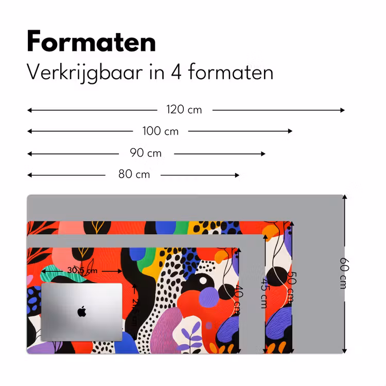 Bureau onderlegger - Abstract - Vormen - Kleuren - Stippen — 7