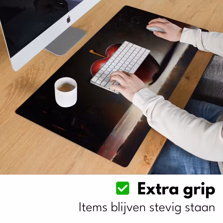 Bureau onderlegger - Apple - Hart - Rood — 5