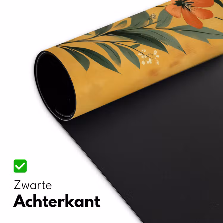 Bureau onderlegger - Bladeren - Boeket - Bloemen - Geel — 4