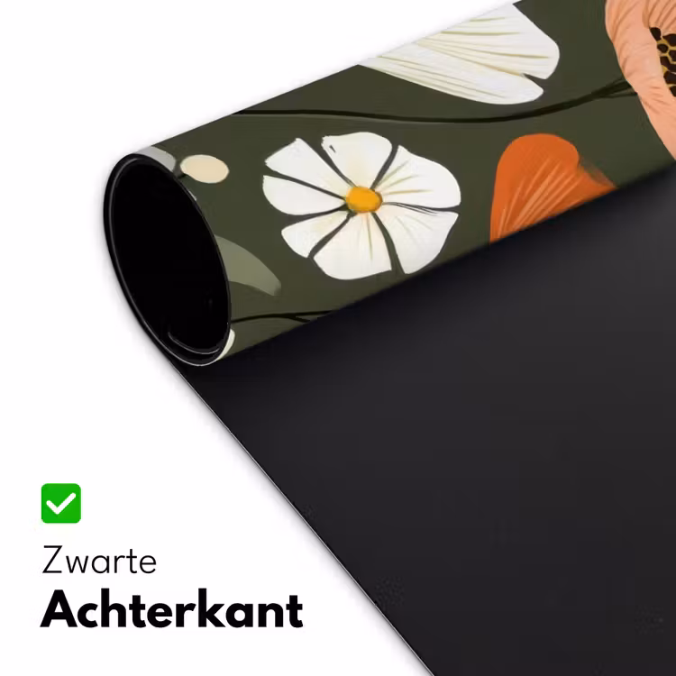 Bureau onderlegger - Bloemen - Illustratie - Groen — 4