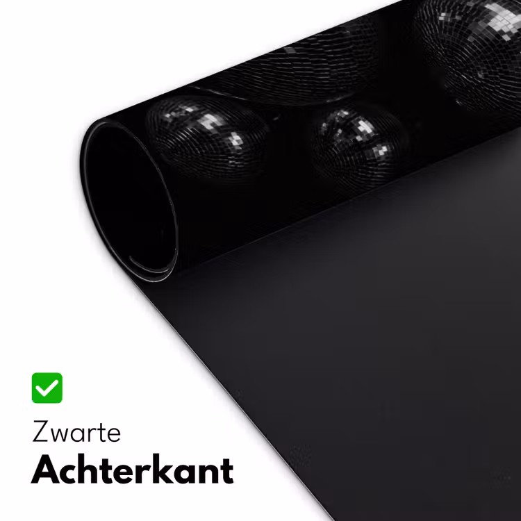 Bureau onderlegger - Discoballen - Minimalistisch - Zwart — 4