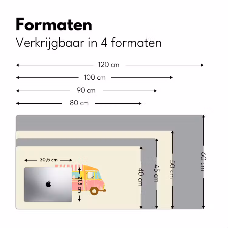 Bureau onderlegger - Ijskar - Retro - Softijsjes - Roze — 7