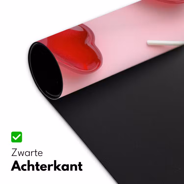 Bureau onderlegger - Lollies - Hartjes - Roze — 4