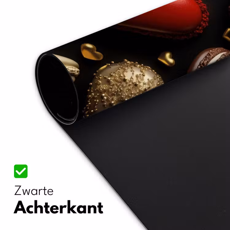 Bureau onderlegger - Macarons - Rood - Hart — 4