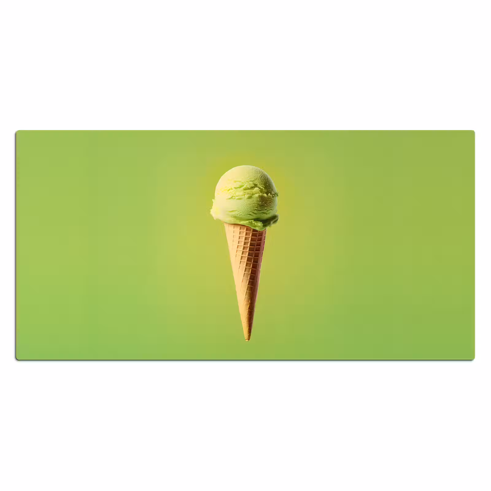 Bureau onderlegger - Hoorntje - Schepijs - Groen — 1
