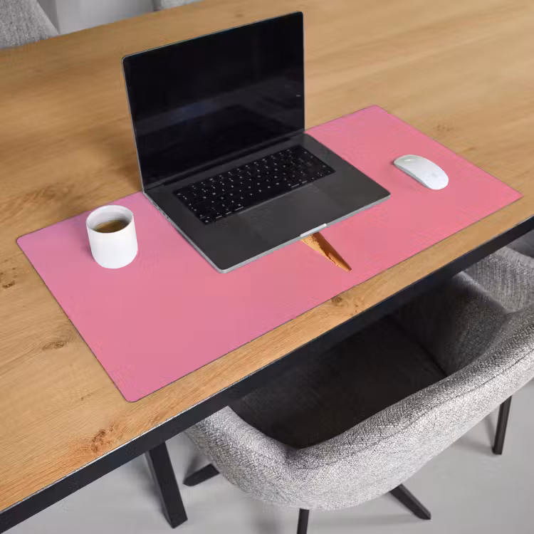 Bureau onderlegger - Hoorntje - Schepijs - Roze — 2