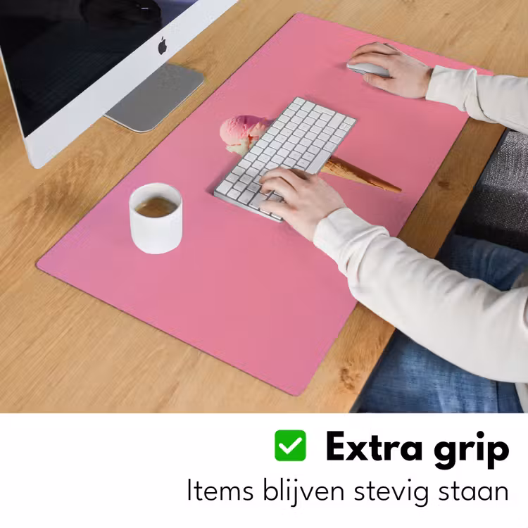 Bureau onderlegger - Hoorntje - Schepijs - Roze — 5