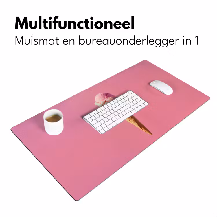 Bureau onderlegger - Hoorntje - Schepijs - Roze — 6