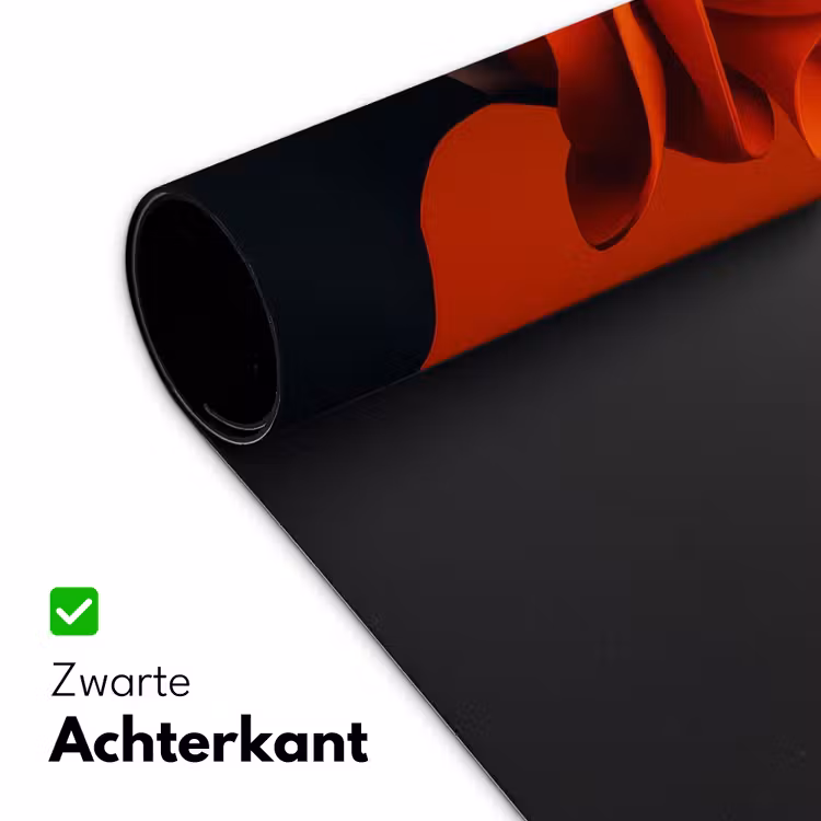 Bureau onderlegger - Oranje - Hoed - Vrouw — 4