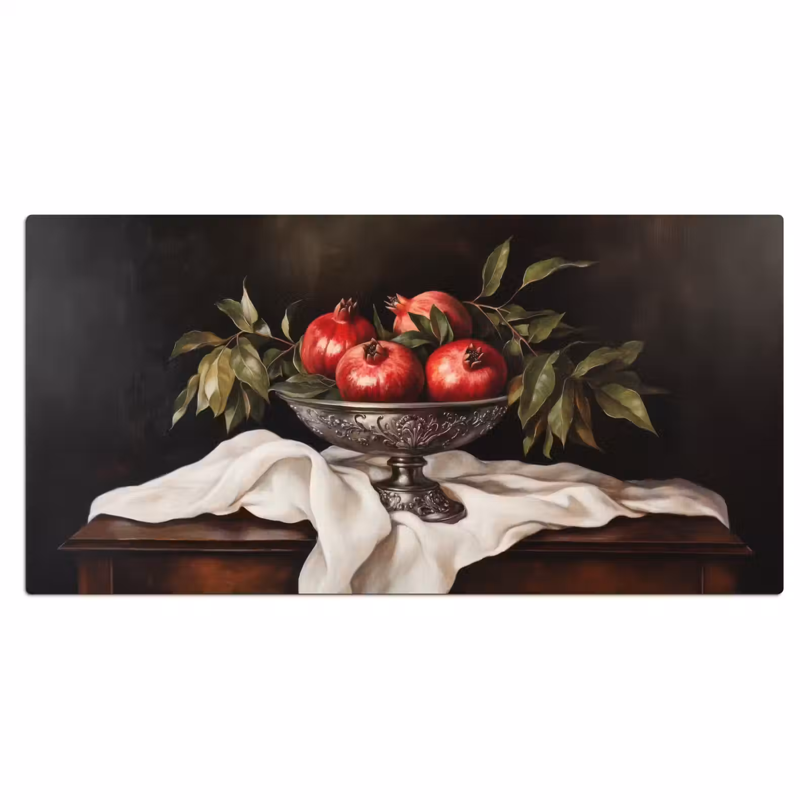 Bureau onderlegger - Granaatappels - Klassiek - Vintage — 1