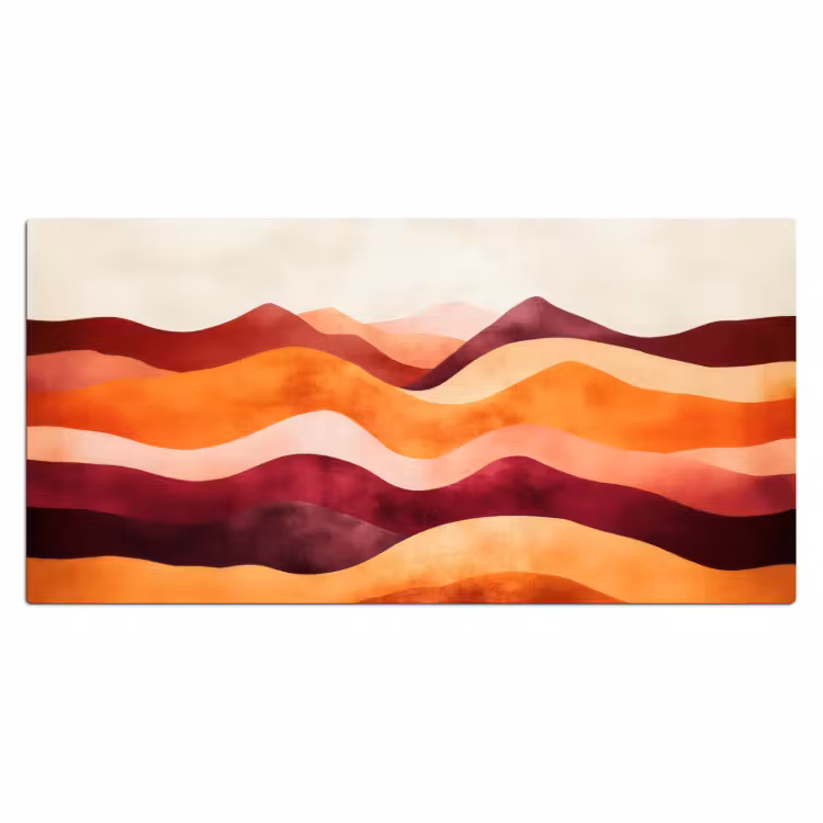 Bureau onderlegger - Abstract - Landschap - Golven — 1