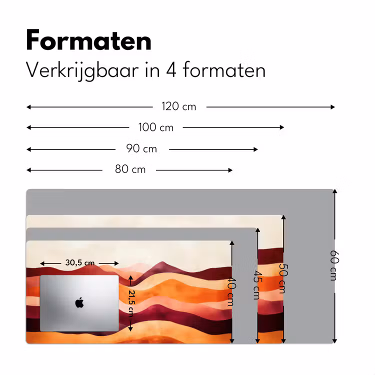 Bureau onderlegger - Abstract - Landschap - Golven — 7