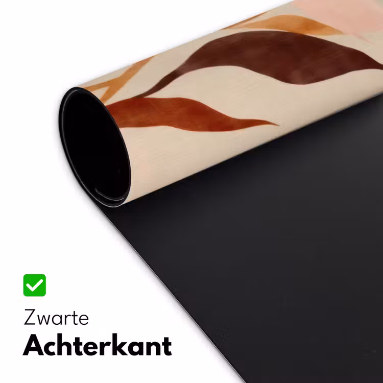 Bureau onderlegger - Bloemen - Blaadjes - Minimalistisch - Roze — 4