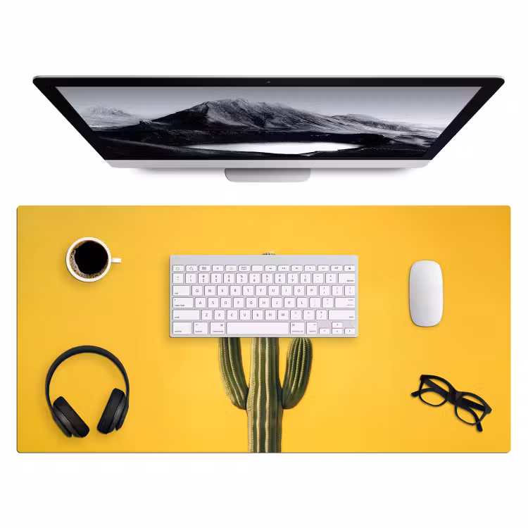 Bureau onderlegger - Cactus - Groen - Minimalistisch — 3