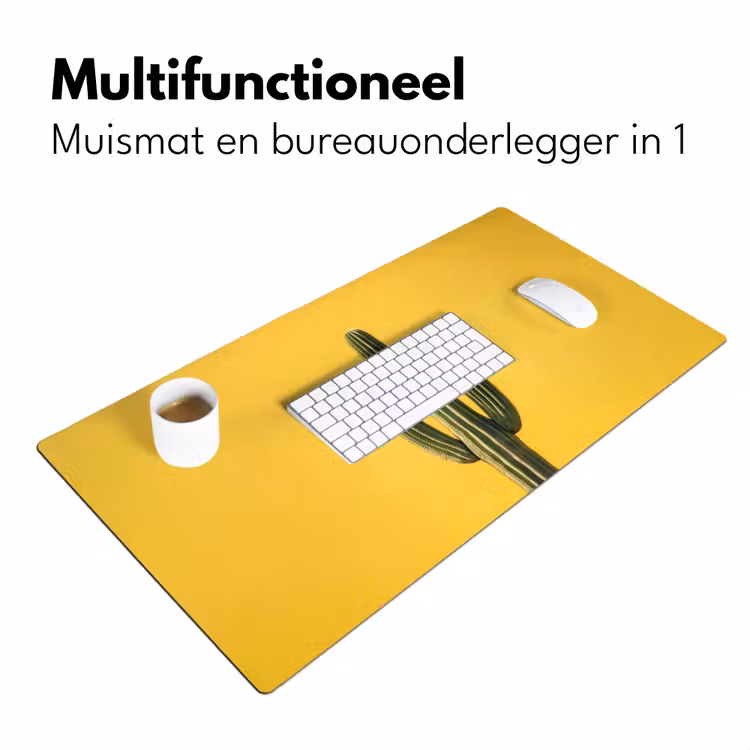 Bureau onderlegger - Cactus - Groen - Minimalistisch — 6
