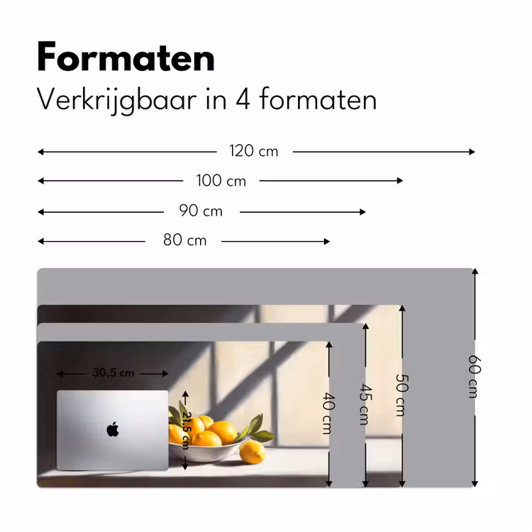 Bureau onderlegger - Citroenen - Stilleven - Geel — 7