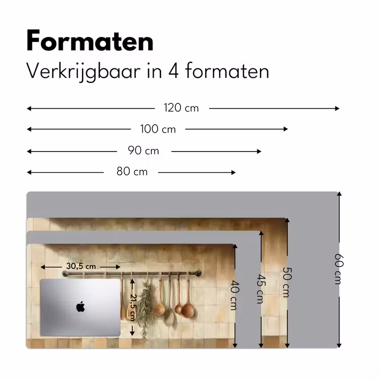 Bureau onderlegger - Hout - Keukengerei - Stilleven - Tegels — 7