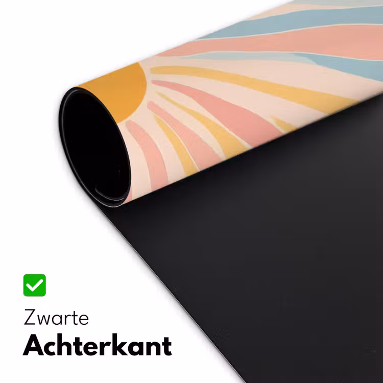 Bureau onderlegger - Illustratie - Zon - Pastelkleuren — 4