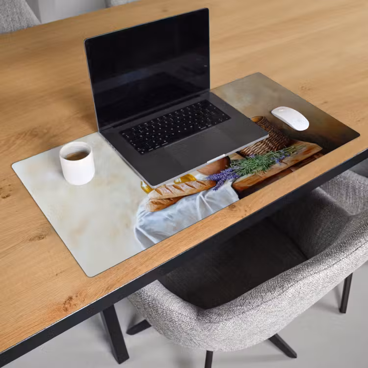 Bureau onderlegger - Lavendel - Brood - Stilleven — 2