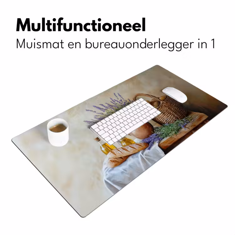 Bureau onderlegger - Lavendel - Brood - Stilleven — 6