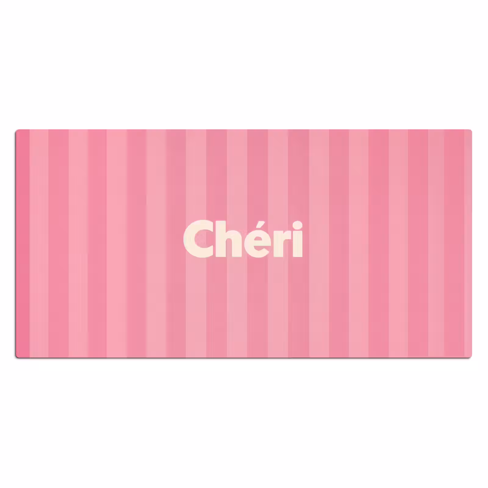 Bureau onderlegger - Gestreept - Roze - Chéri — 1