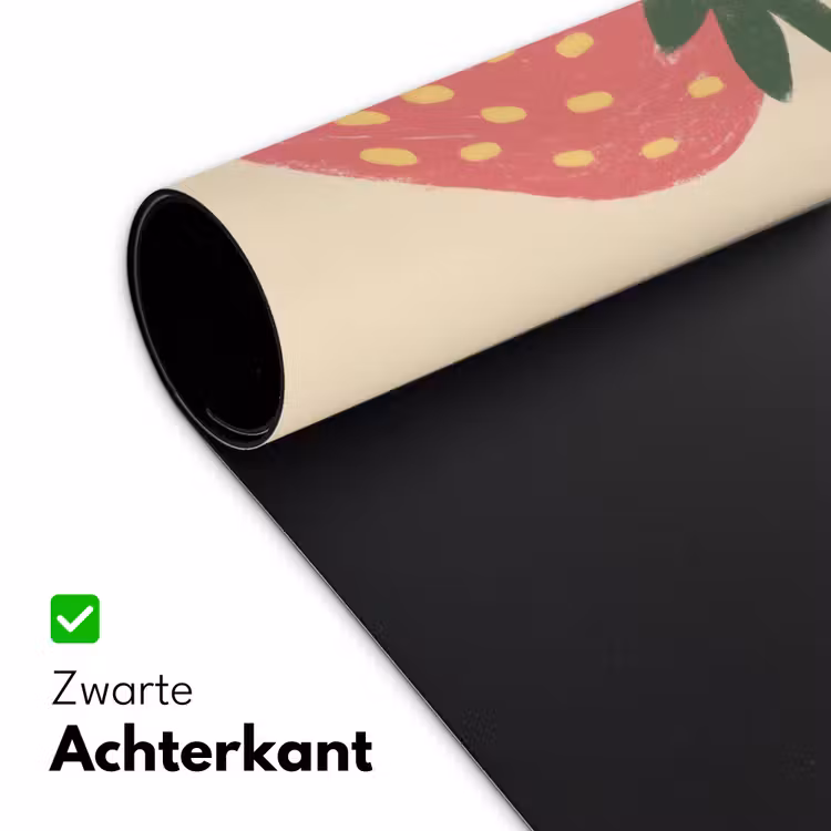 Bureau onderlegger - Aardbei - Minimalistisch - Rood - Fruit — 4