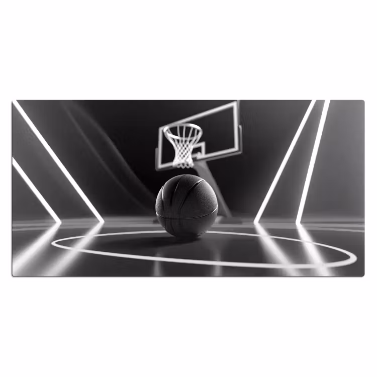 Bureau onderlegger - Basketbal - Basketbalveld - Lichtlijnen — 1
