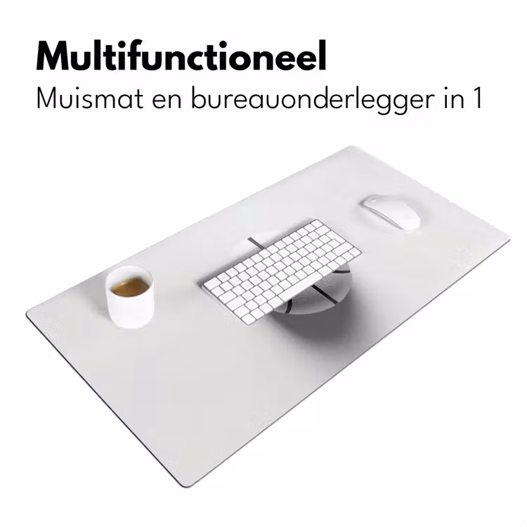 Bureau onderlegger - Basketbal - Wit - Schaduw - Lijnen — 6