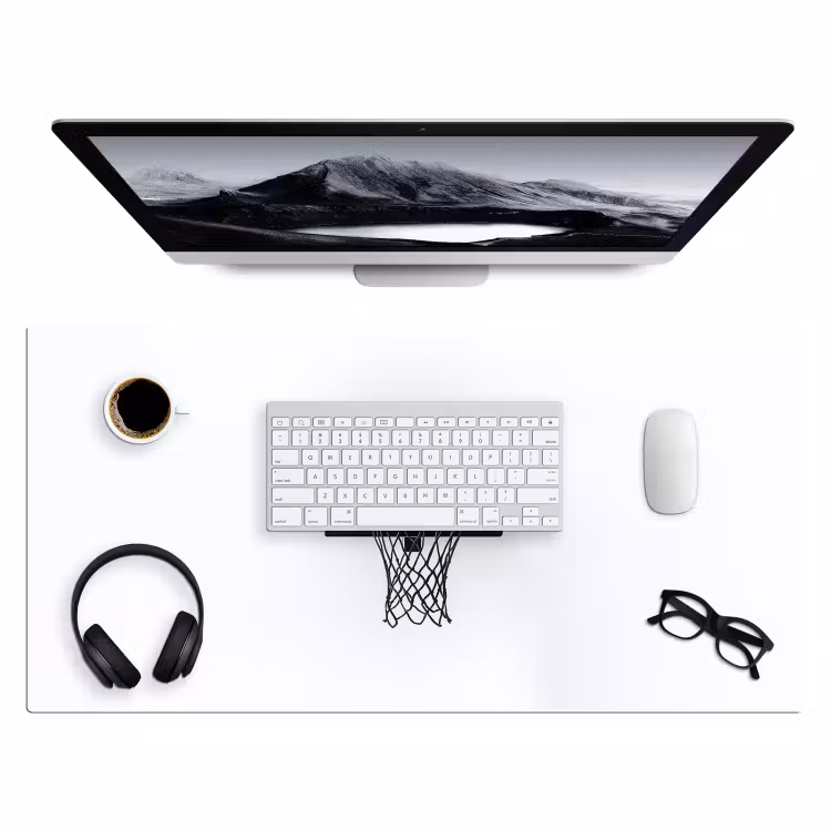 Bureau onderlegger - Basketbalbord - Minimalistisch - Zwart — 3