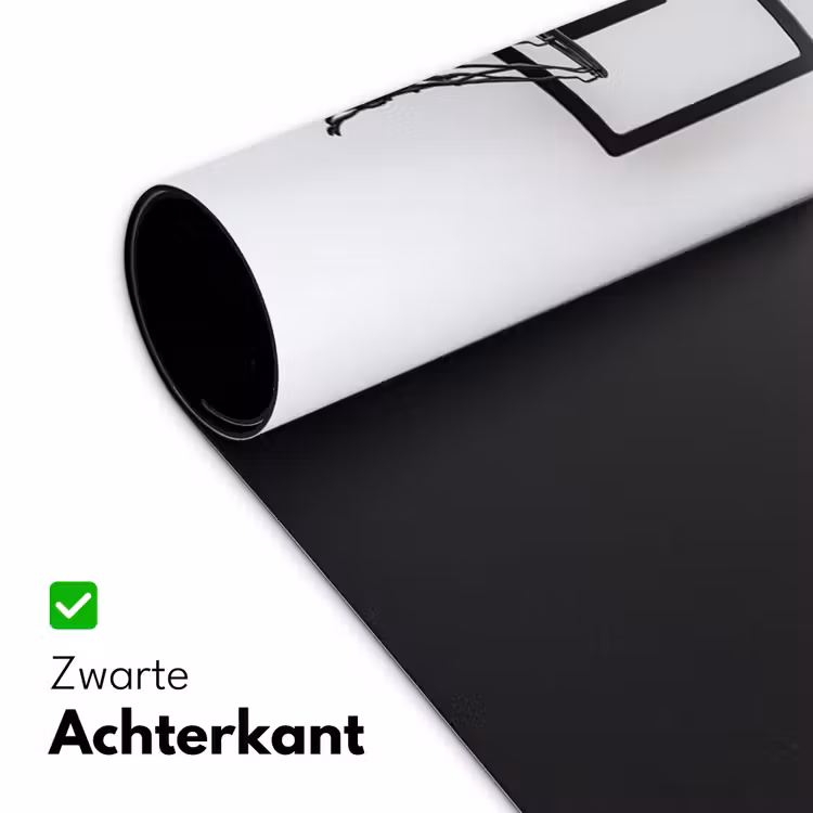 Bureau onderlegger - Basketbalbord - Minimalistisch - Zwart — 4