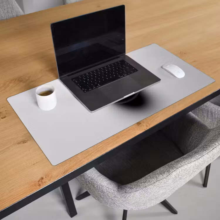Bureau onderlegger - Biljartbal - Getal - Acht - Wit — 2