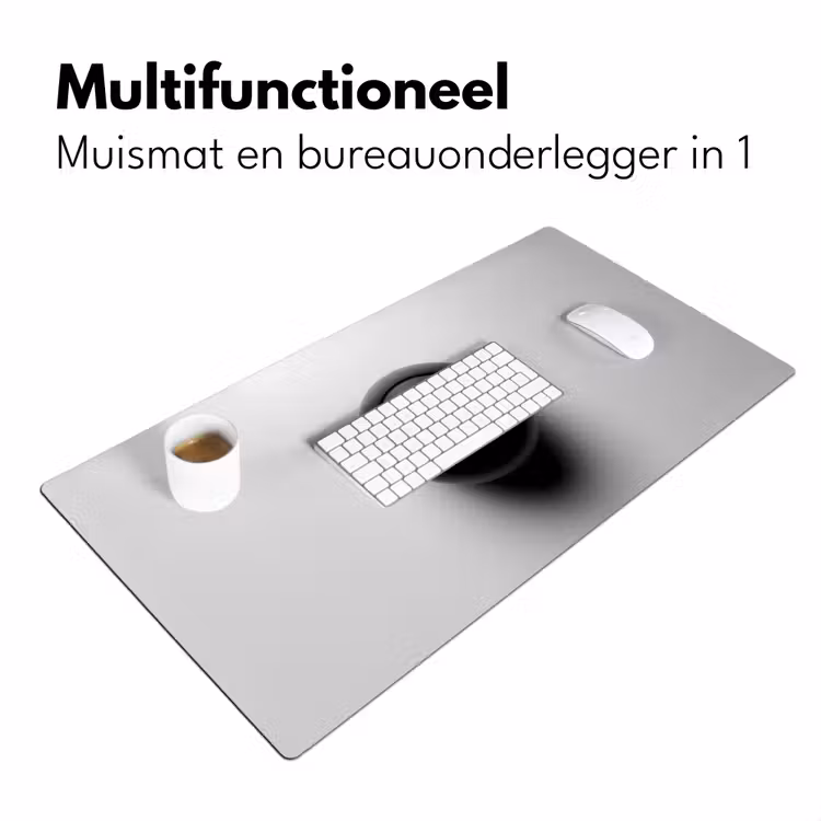 Bureau onderlegger - Biljartbal - Getal - Acht - Wit — 6