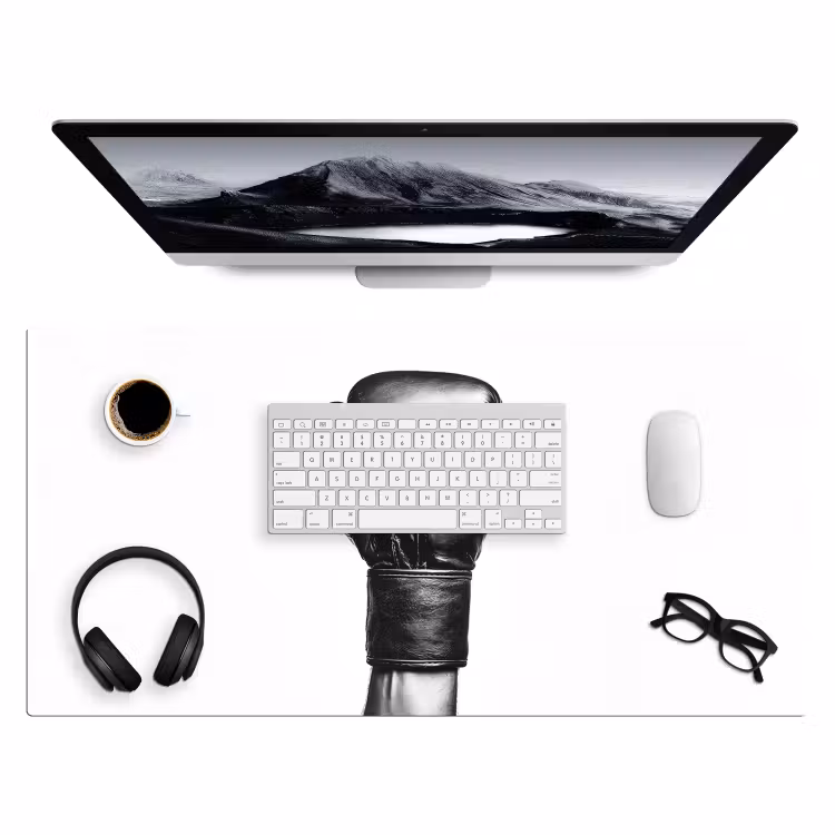 Bureau onderlegger - Bokshandschoen - Zwart - Hand — 3