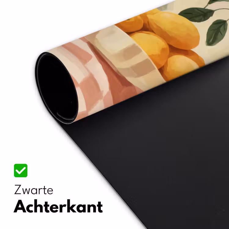 Bureau onderlegger - Citroenen - Glas - Tafelkleed - Geblokt — 4