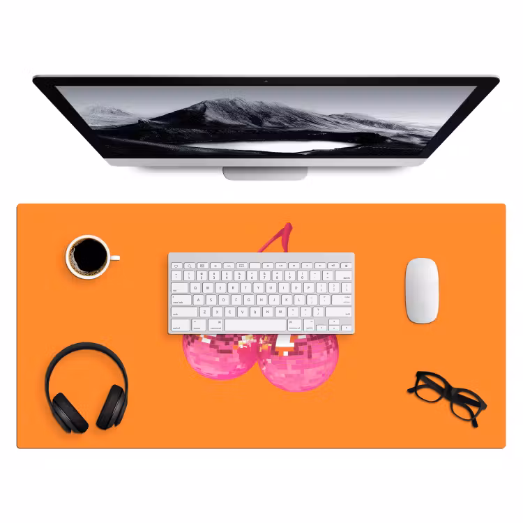 Bureau onderlegger - Discoballen - Kers - Spiegels - Roze — 3