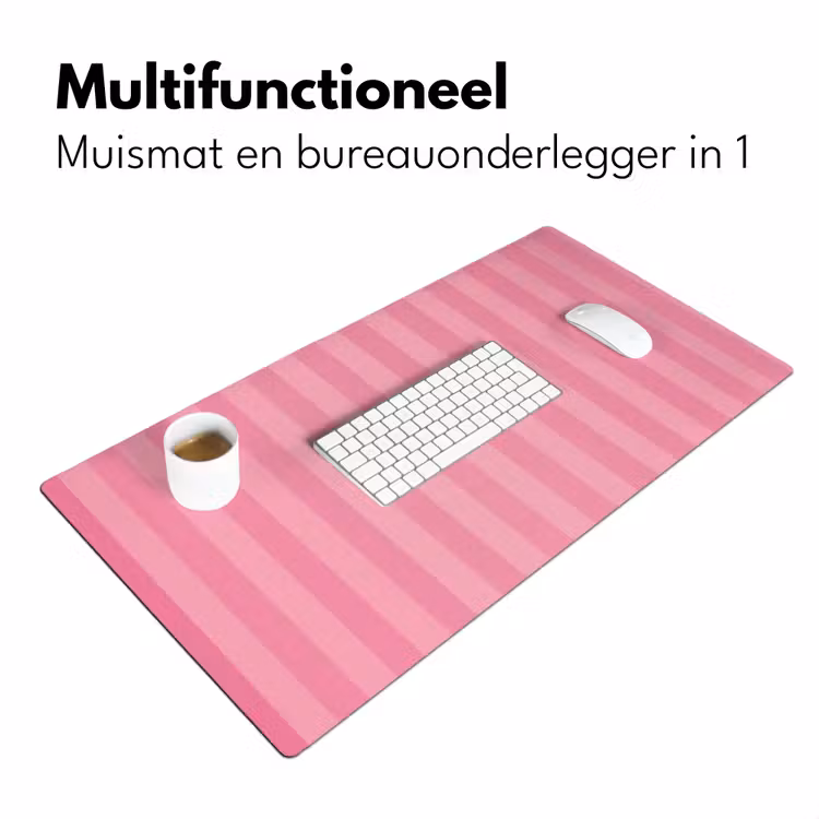 Bureau onderlegger - Gestreept - Roze - Chéri — 6