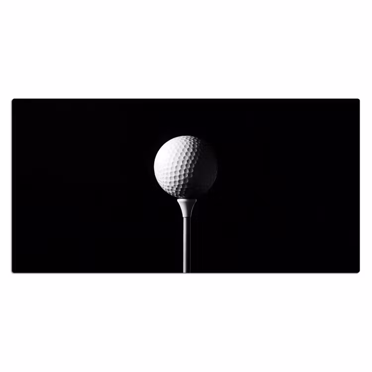 Bureau onderlegger - Golfbal - Minimalistisch - Wit — 1