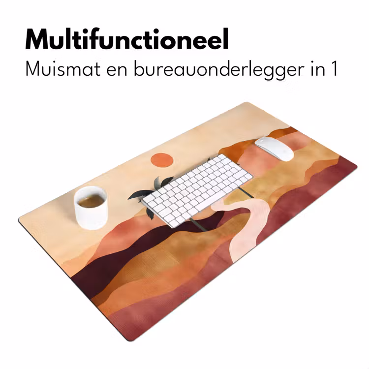 Bureau onderlegger - Heuvels - Palmbomen - Abstract — 6