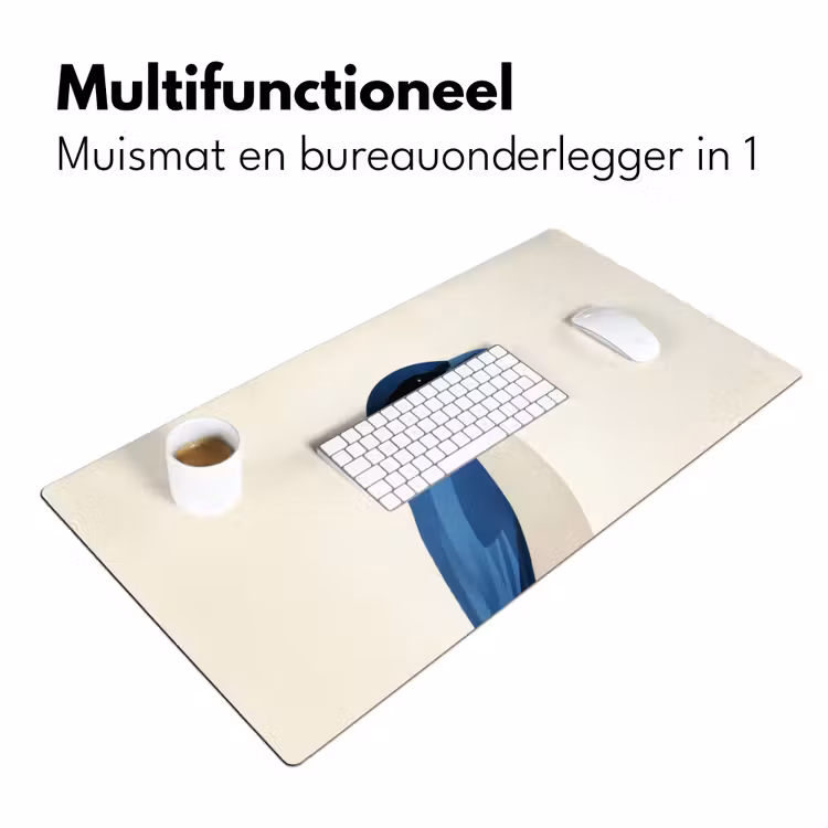 Bureau onderlegger - Illustratie - Blauw - Vogel — 6